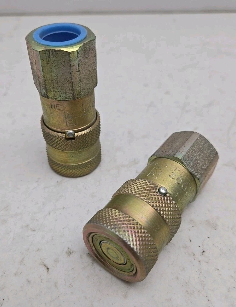2 Pack Parker Bruning 3000 FF-371-8FP Hydraulic Quick Connect 3/8" New