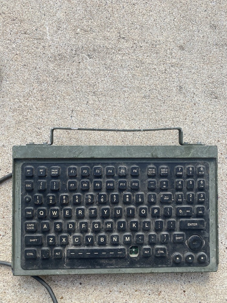 Hmmwv Humvee Hummer DRS Data Entry Keyboard for BFT Tan Blue Force Tracker-Used