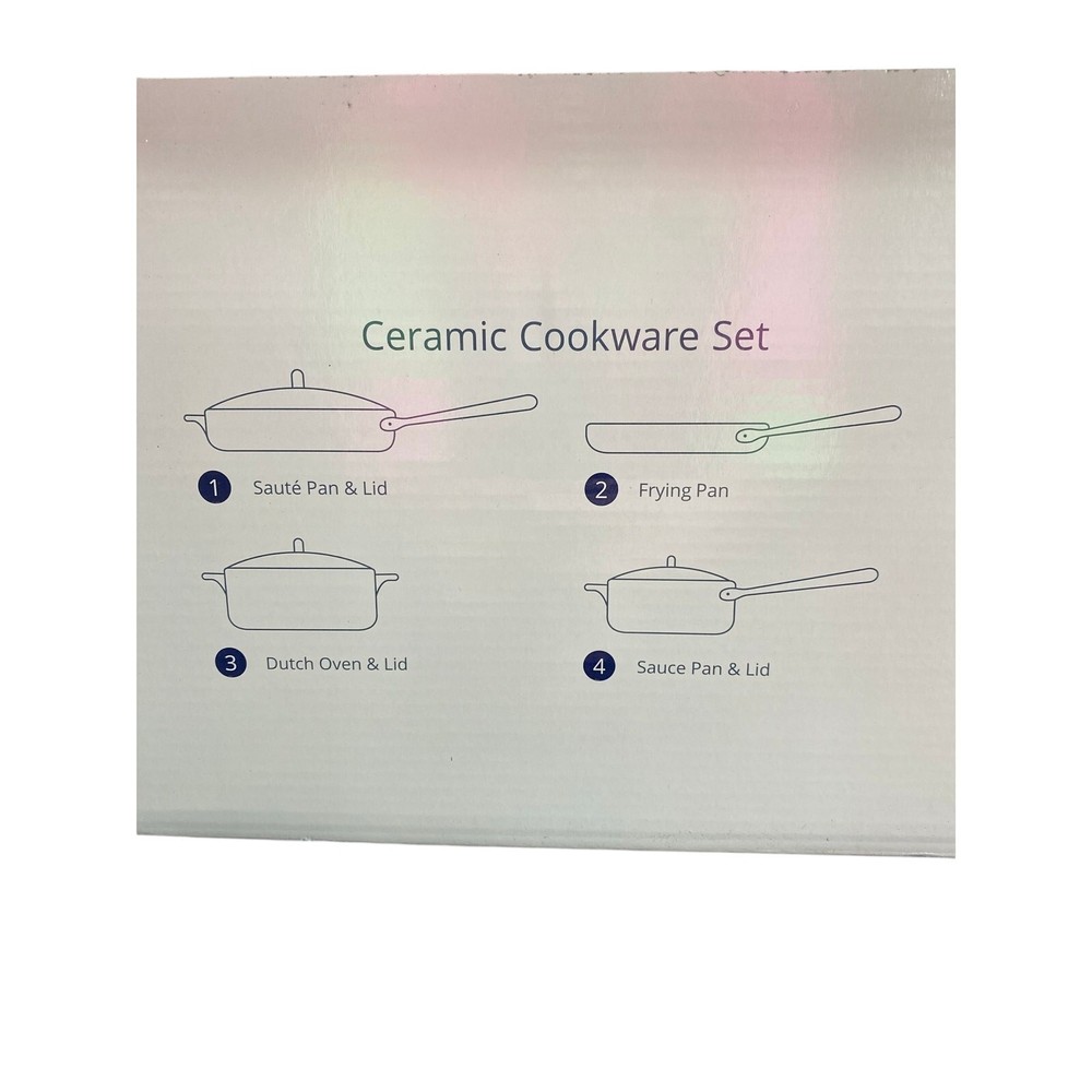 Yatoshi Nonstick Ceramic Cookware Set 7 Piece