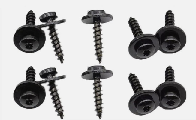 Renault Self Tapping Trim Panel Fixing Screw M5 T20 28mm Length & Washer - 15 pc