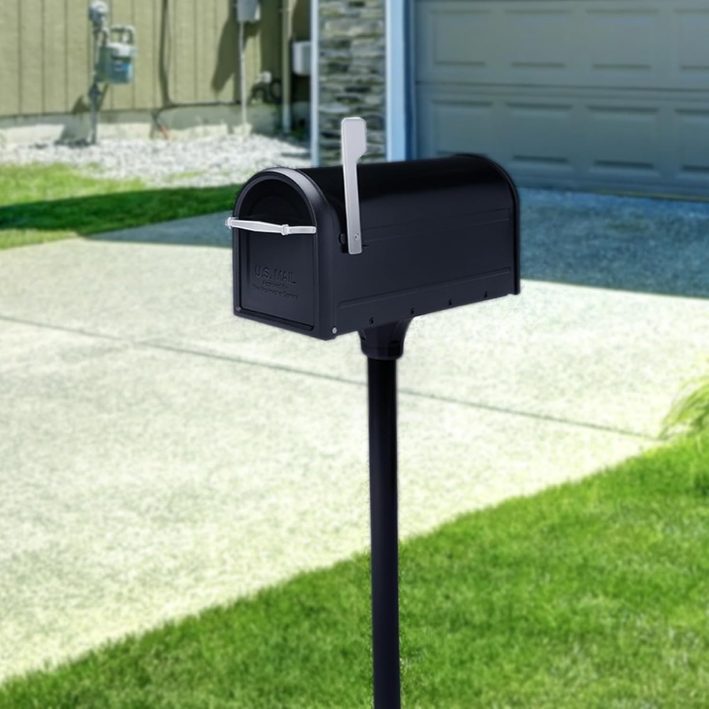Architectural Mailboxes 6400P-R-10 Oasis Eclipse Locking Mailbox, C2, Pewter