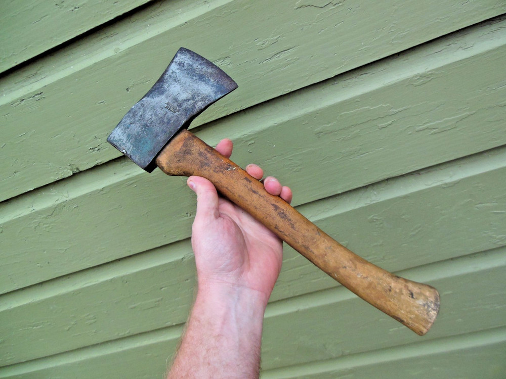 Vintage 1 1/2 lb West Germany Hatchet Axe Original Handle