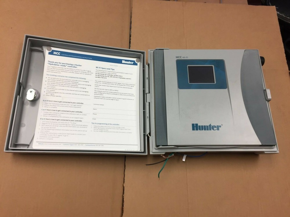 Hunter Hydrawise HCC-800-PL Wi-Fi Sprinkler Timer Controller 8-Station Zone