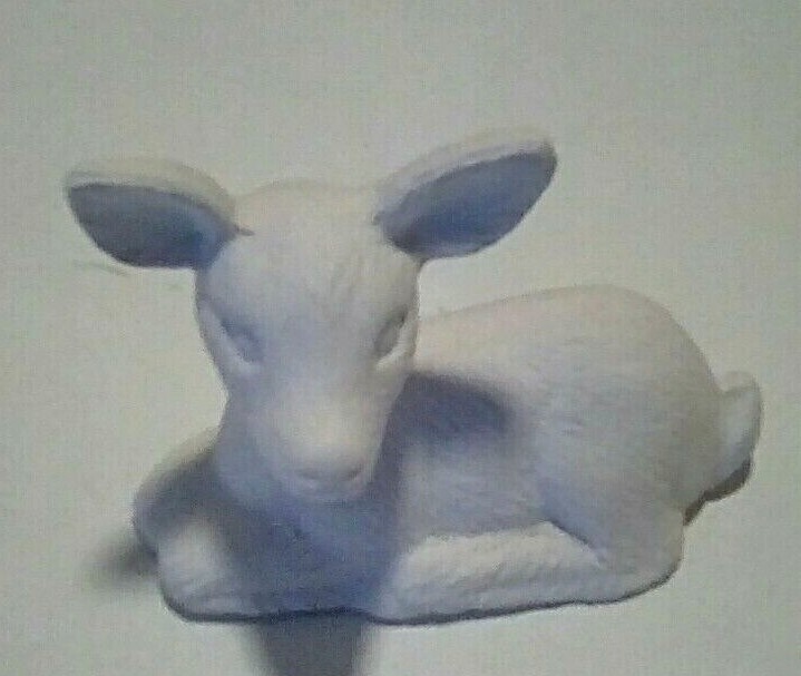 Ceramic Bisque Set of 2 Baby Deer