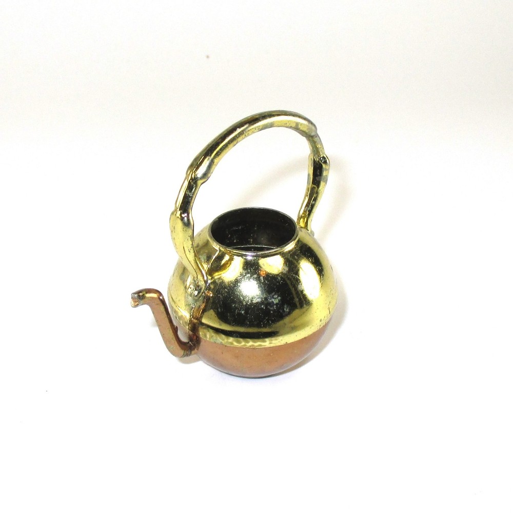 Shadowbox Brass Copper Teapot