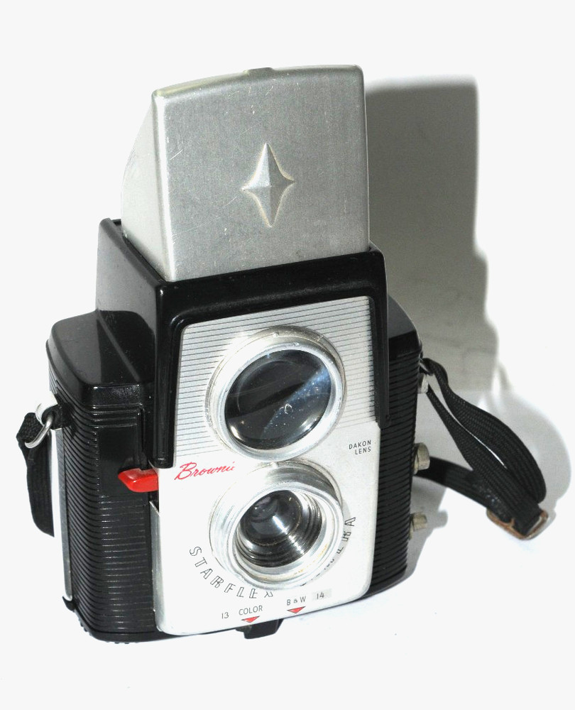 Kodak Brownie Starflex Camera & Carrying Strap -TESTED- Read Description