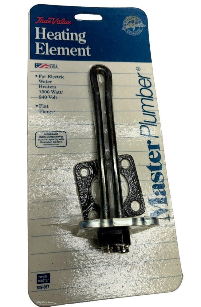 Master Plumber 9000157 Electric Water Heating Element, 1500 Watt, 240V, 9224