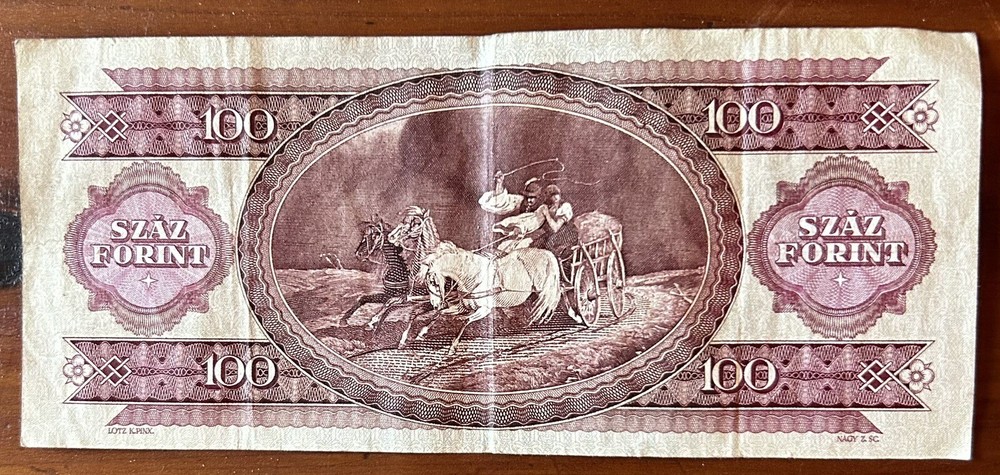 1993 Hungary 100 Forint World Banknote