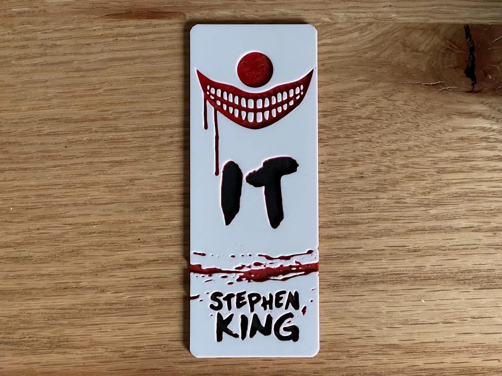 Stephen King’s IT 3D Printed Bookmark