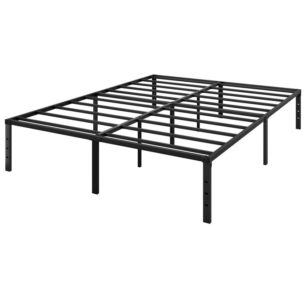 Bed Frame, Metal Platform Bed Frame No Box Spring Needed, Bed with Heavy Duty...