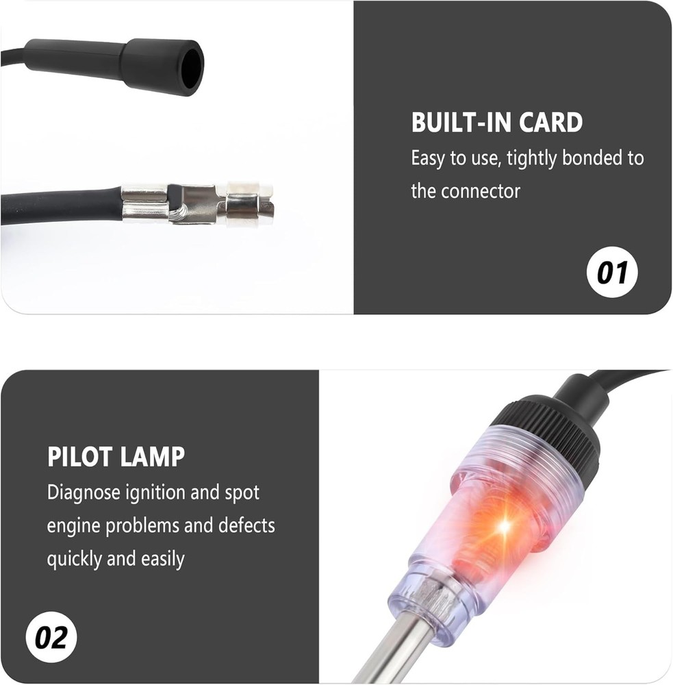 Spark Plug Tester with Indicator Lights,Spark Small Engine for 2PCS