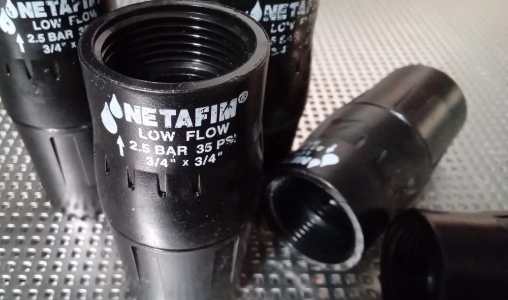 2pcs NETAFIN, PRV075LF35V2K, Pressure Regulator 3/4", Low Flow --Sbwh dd47 bb yy