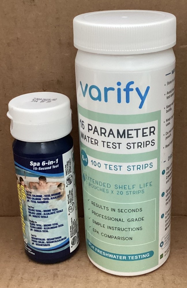 2-varify water test  & Aquachek-