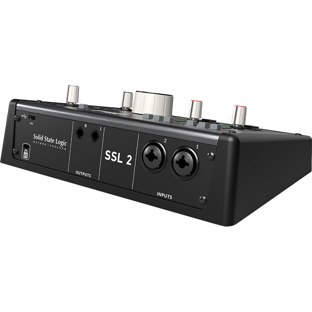Solid State Logic SSL 2 MKII - 2x2 USB Audio Interface w/ Microphone & XLR Cable