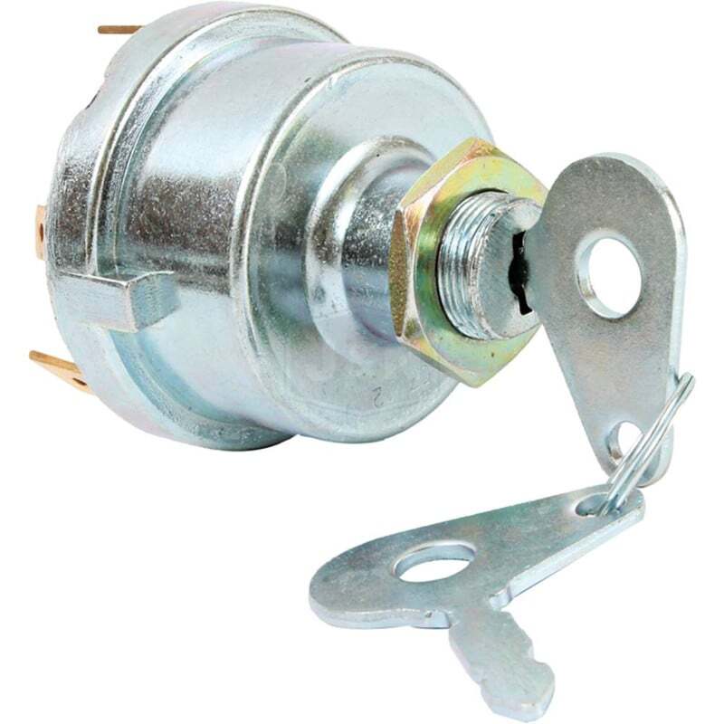 Ignition Switch for Massey Ferguson, Belarus, Pheon - Includes 2 Keys