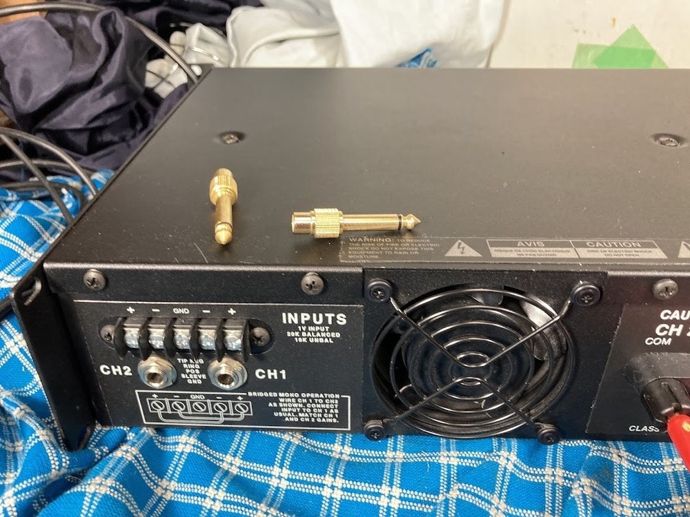 Qsc Mx-700 Power Amplifier Home Use Tested