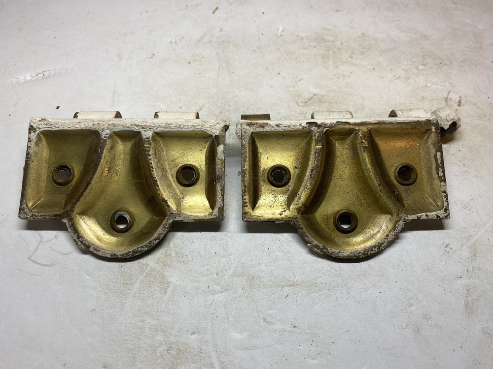 Vintage Brass Tone Door Hinge