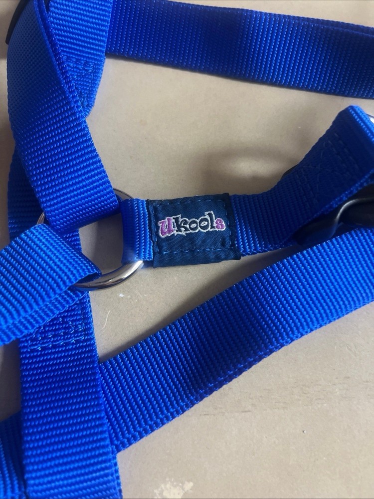 Ukools : 1 Dog Nylon Harness Step-IN,BL Large Blue Color