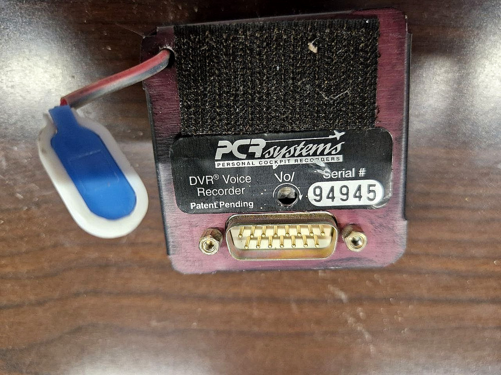 PCR Systems DVR Voice Recorder – Cockpit Audio Recorder – Model DVR