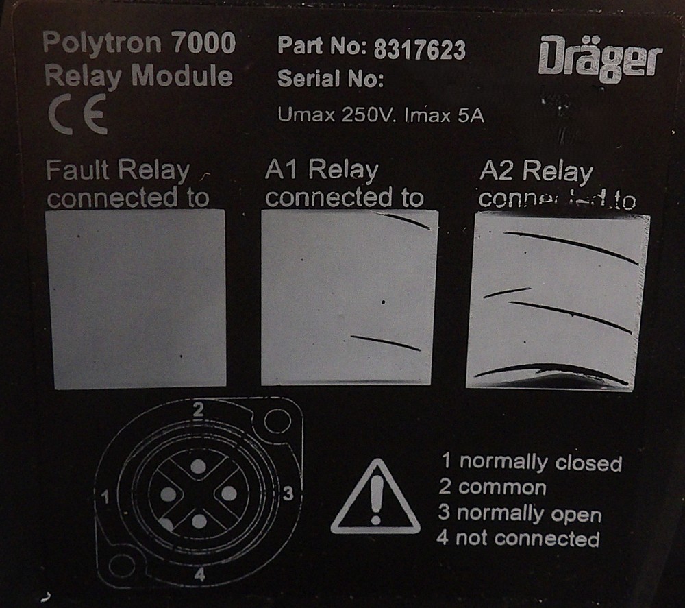 Drager 8317623 P3U Polytron 7000 Transmitter Display Working Spare