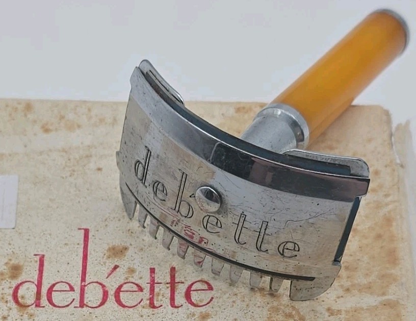 Debette Corn Safety Razor With Bakelite Handle