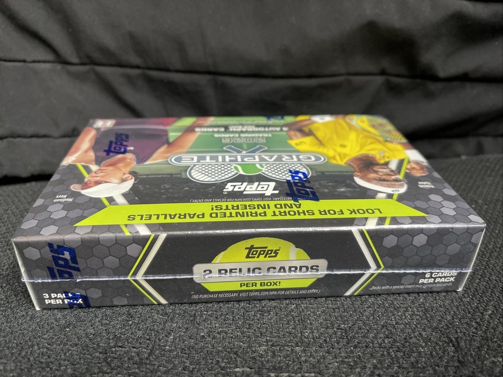 2026 TOPPS GRAPHITE TENNIS HOBBY BOX. [ 4 AUTOs ]