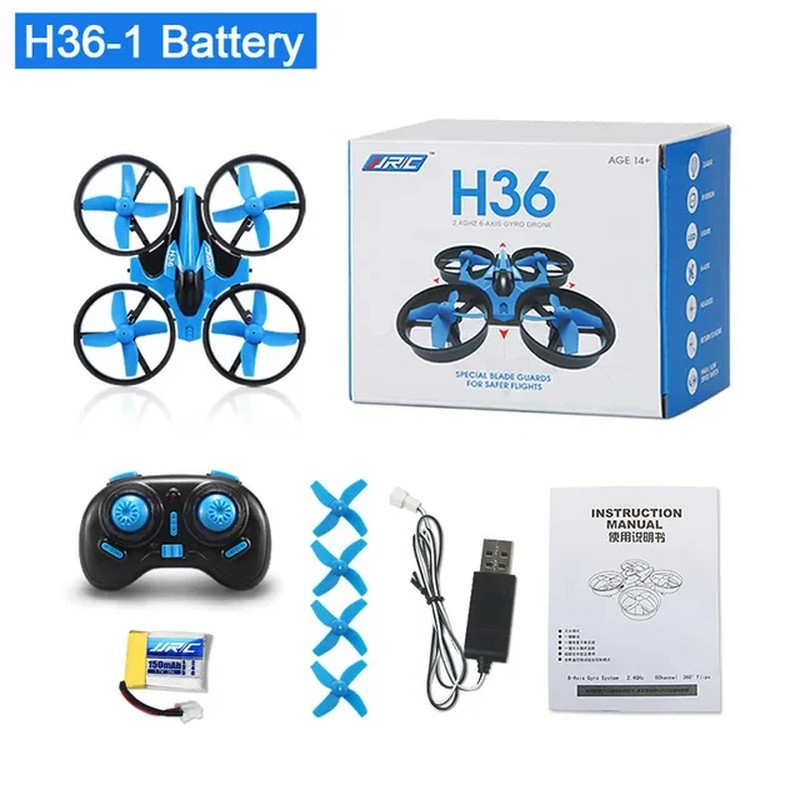 H36 Mini Rc 2.4G Drone 6-Axis Headless Mode Collision Avoidance Helicopter 360°