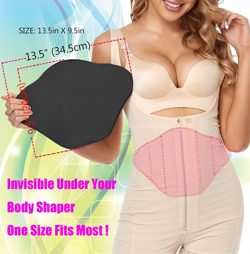Lipo Foam Compression Ab Board Post Surgery Abdominal Board Liposuction (Black)