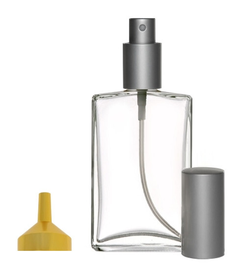 Perfume Cologne Atomizer Empty Glass Bottle Matte Sprayer 100ml 3.4 oz w/funnel
