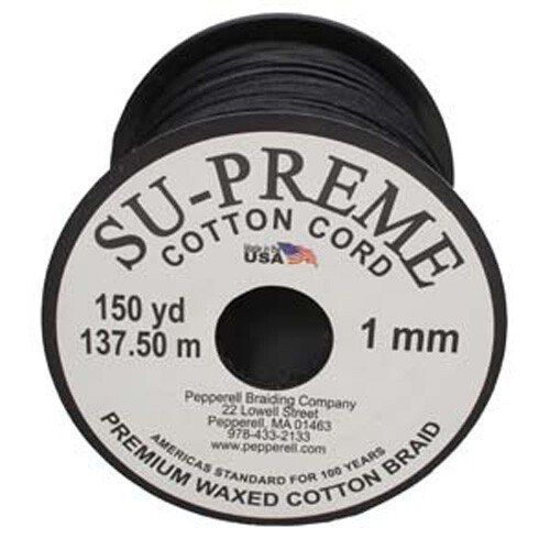 Waxed Cotton - USA made - black