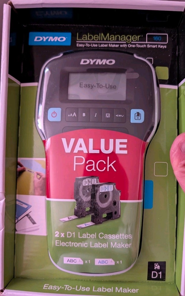 DYMO LabelManager 160 Value Pack Brand New