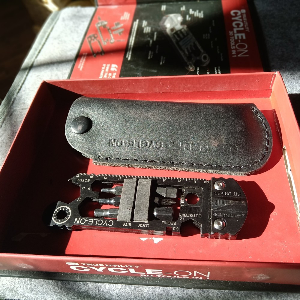 True Utility Cycle-On 30 Tools In 1 Bike Multi-Tool