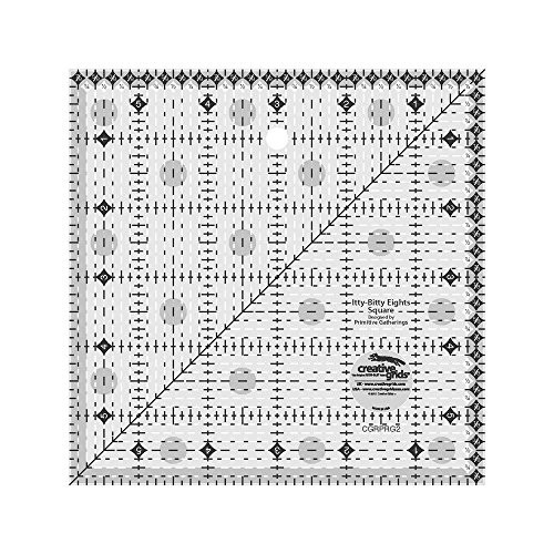 Itty-Bitty Eights Square Quilt Ruler 6in x 6in - CGRPRG2