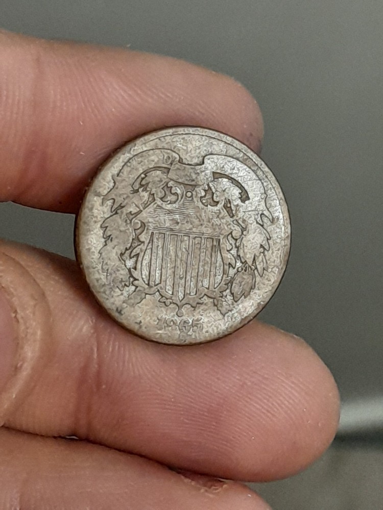 1865 2 Cent Piece #1
