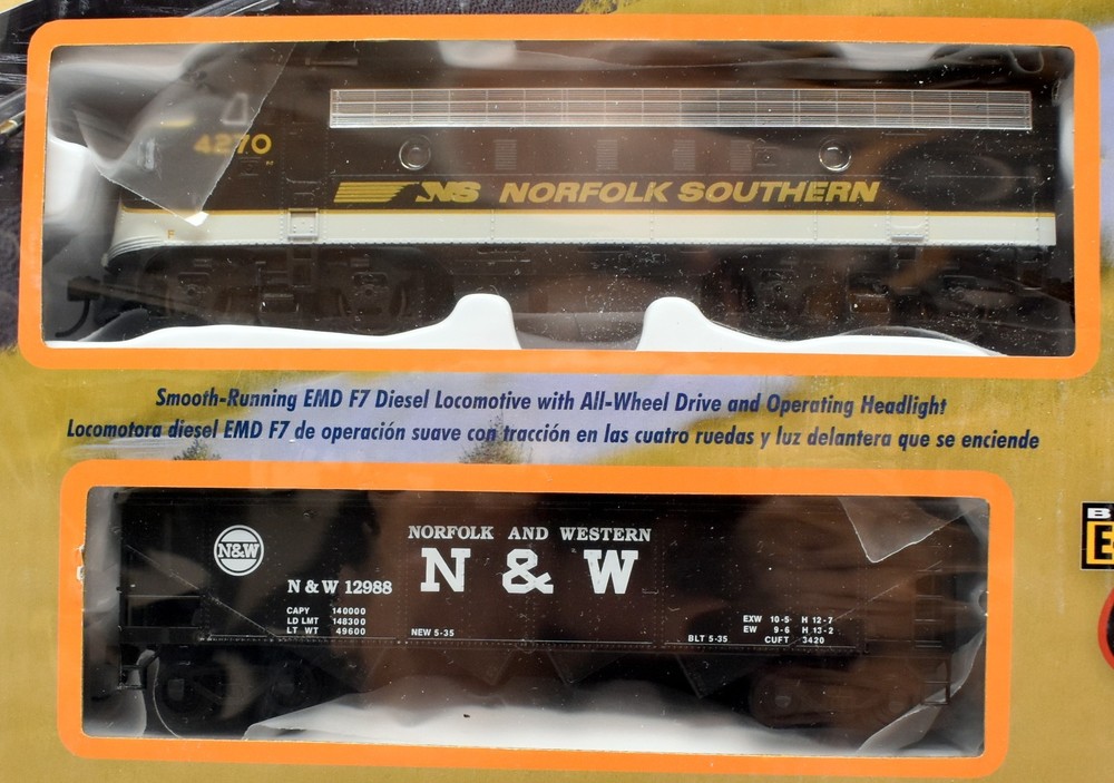 BACHMANN HO Scale THOROUGHBRED Train Set - Factory Sealed