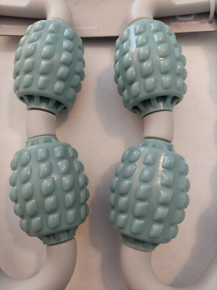 Massager Four Points Textured Hand Held Rollers Arched Base New