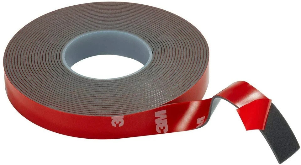 3M AUTO Advanced SUPER STRENGTH MOLDING TAPE 7/8INx5FT Stage-2 DOUBLE-SIDED