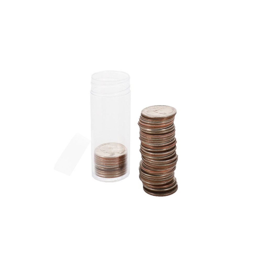 5 BCW Quarter Sized Coin Tubes