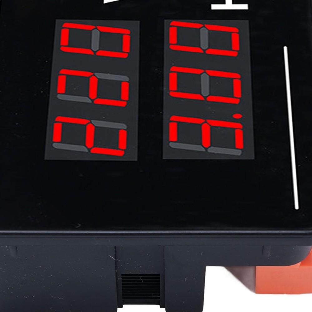 Digital AC Voltmeter Frequency Meter Tester Gauge Panel Mounting LED Display