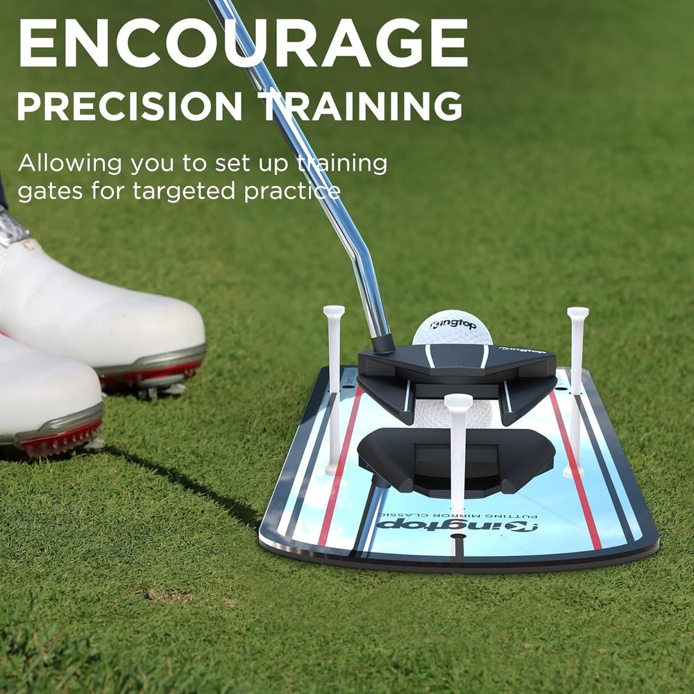 Durable Acrylic Golf Putting Mirror - Master Your Alignment Anywhere, Anytime