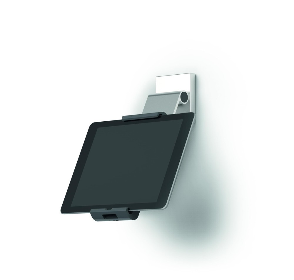 Mountable Tablet Holder, Silver/Charcoal Gray
