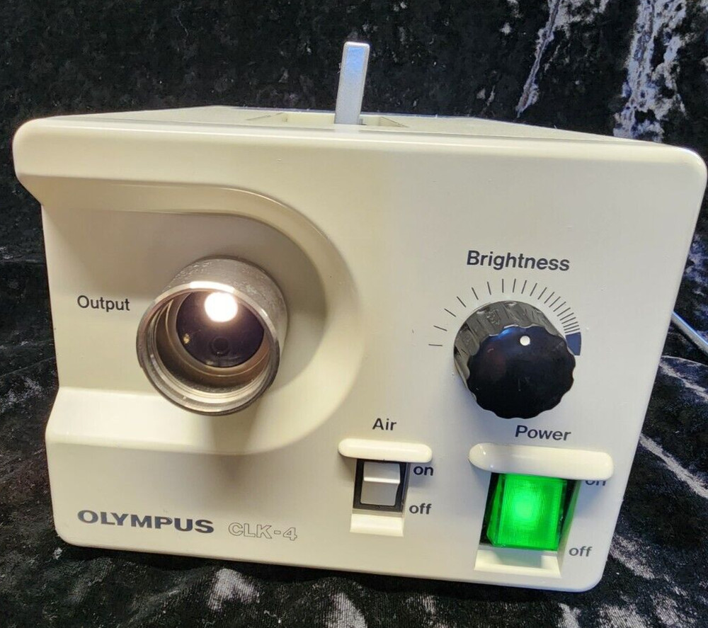 OLYMPUS CLK-4 ENDOSCOPY LIGHT SOURCE & PUMP BIOMED TESTED