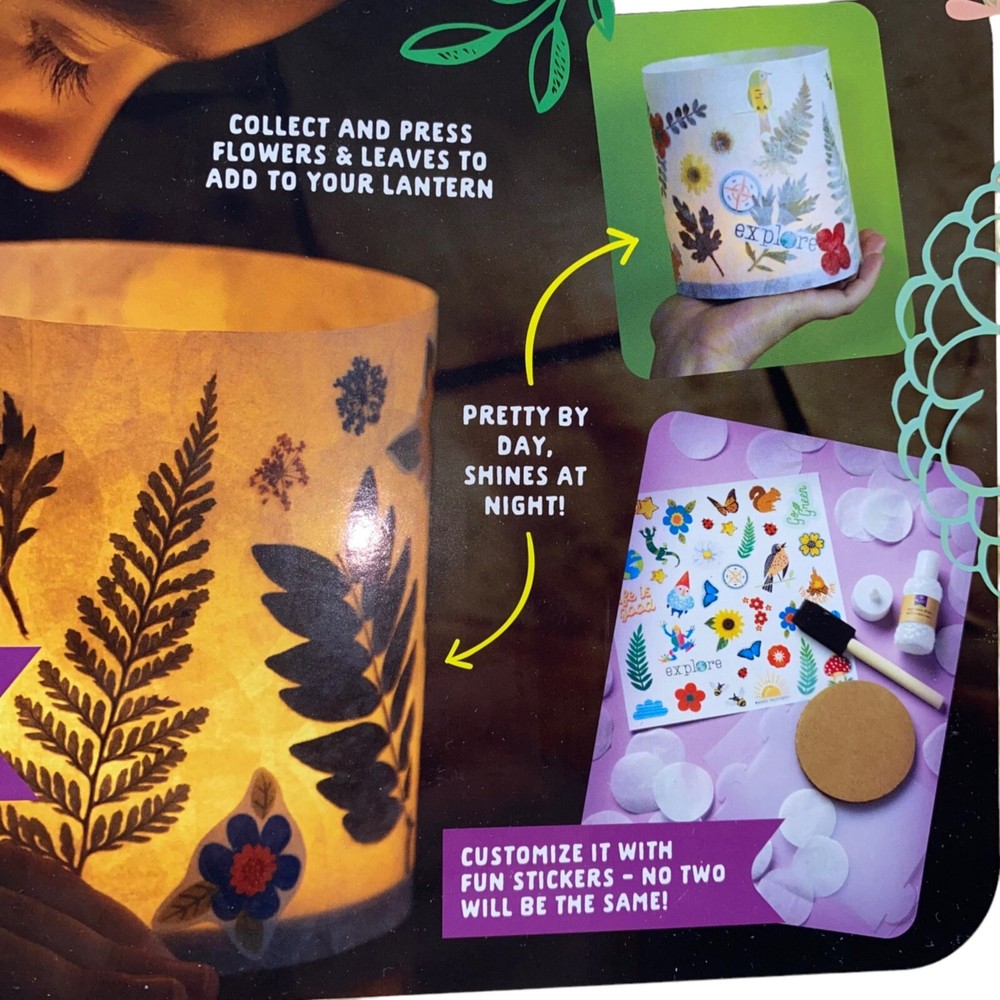 Craft Tastic nature lantern kids crafts