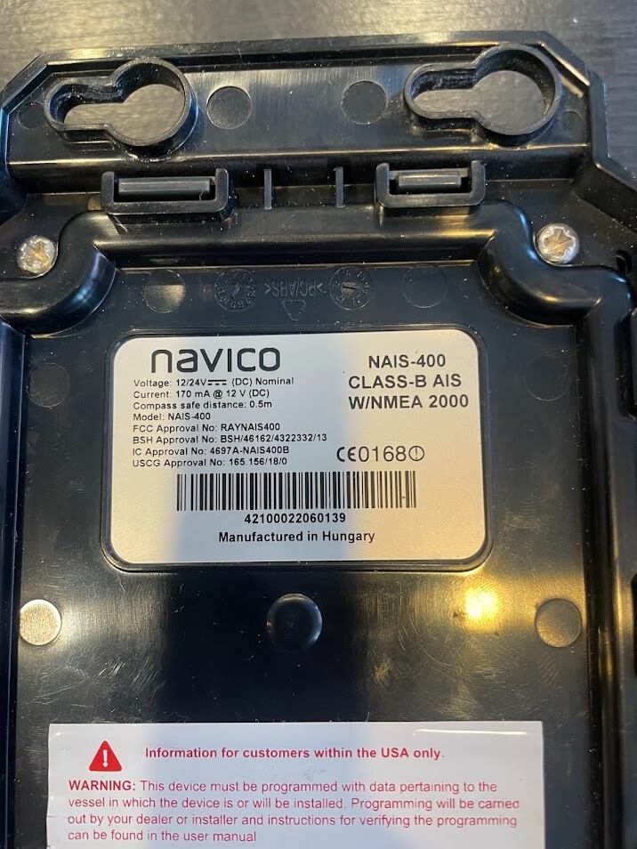 Navico NAIS-400 CLASS-B Pre-Owned