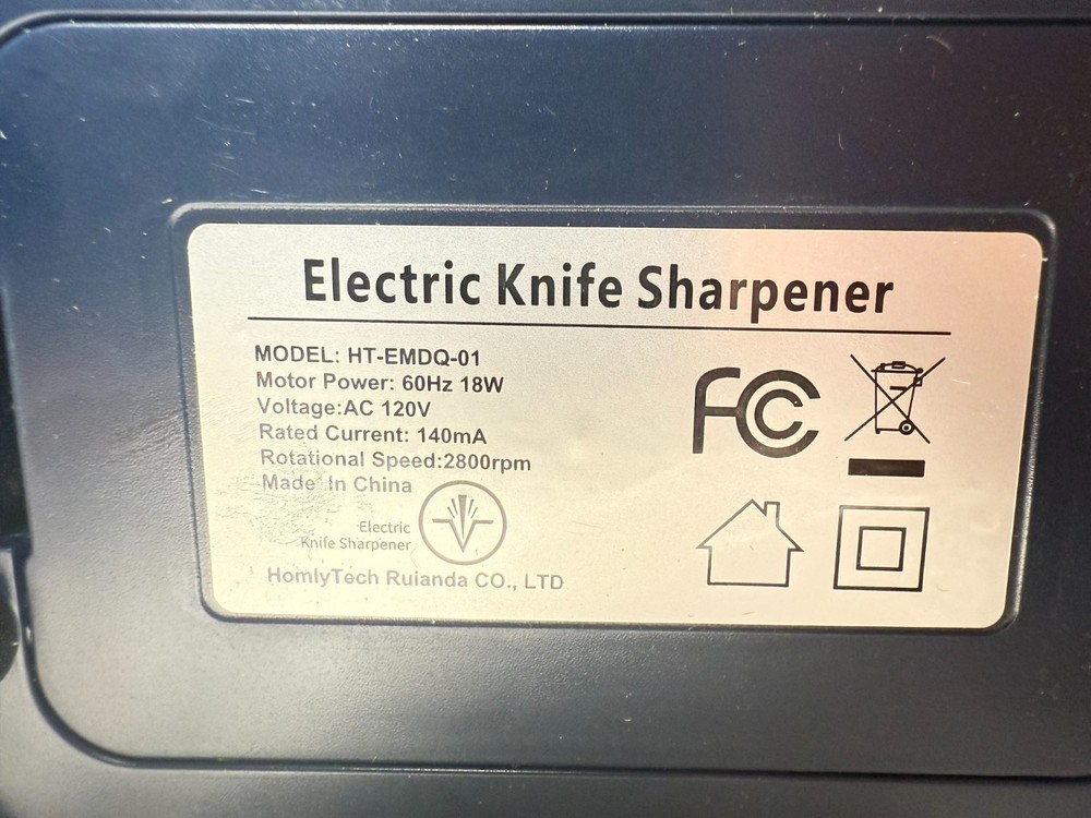 Three Stage electric Knife Sharpener HT-EMDQ-01