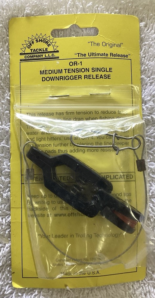 Off Shore OR1 Single Downrigger Release Medium Tension - Black