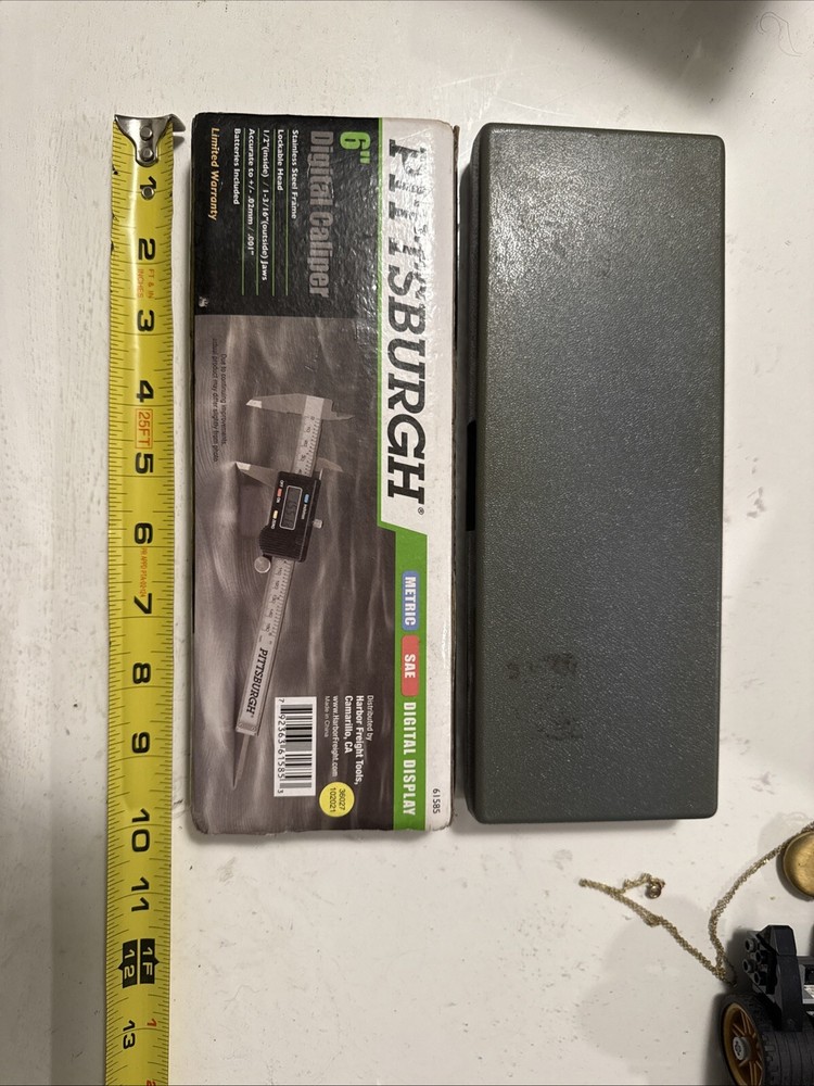 Vtg AMTOS 6" Dial Caliper . Pittsburgh