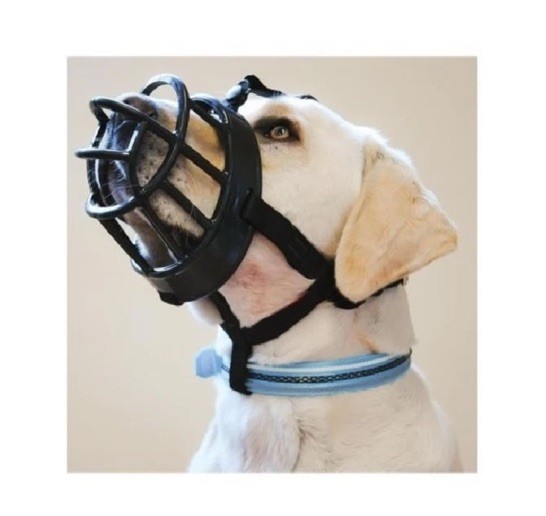 Muzzle for Dogs, Size 3- Black NEW