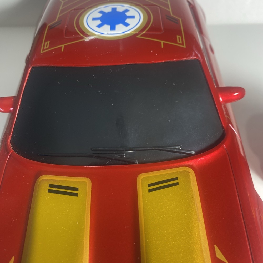Jada Marvel Iron Man 2019 Dodge Challenger SRT RC Remote Control Car Works!
