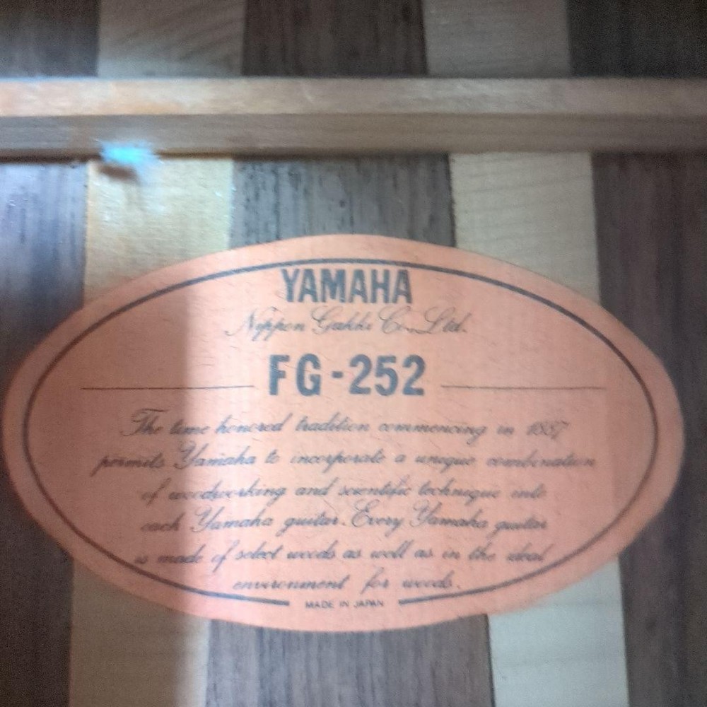 YAMAHA FG-252 with Case